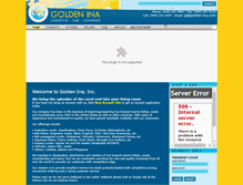 Tablet Screenshot of golden-ina.com